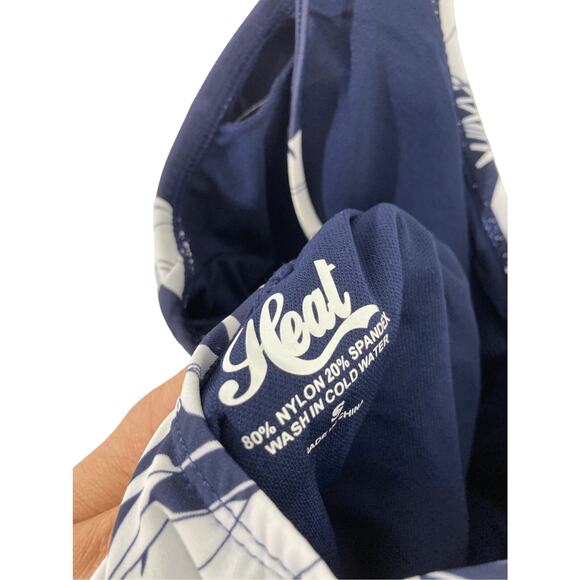 NWOT Heat Sailor Chic Navy Floral Small One Piece Boho Swim Suit - Picture 8 of 8